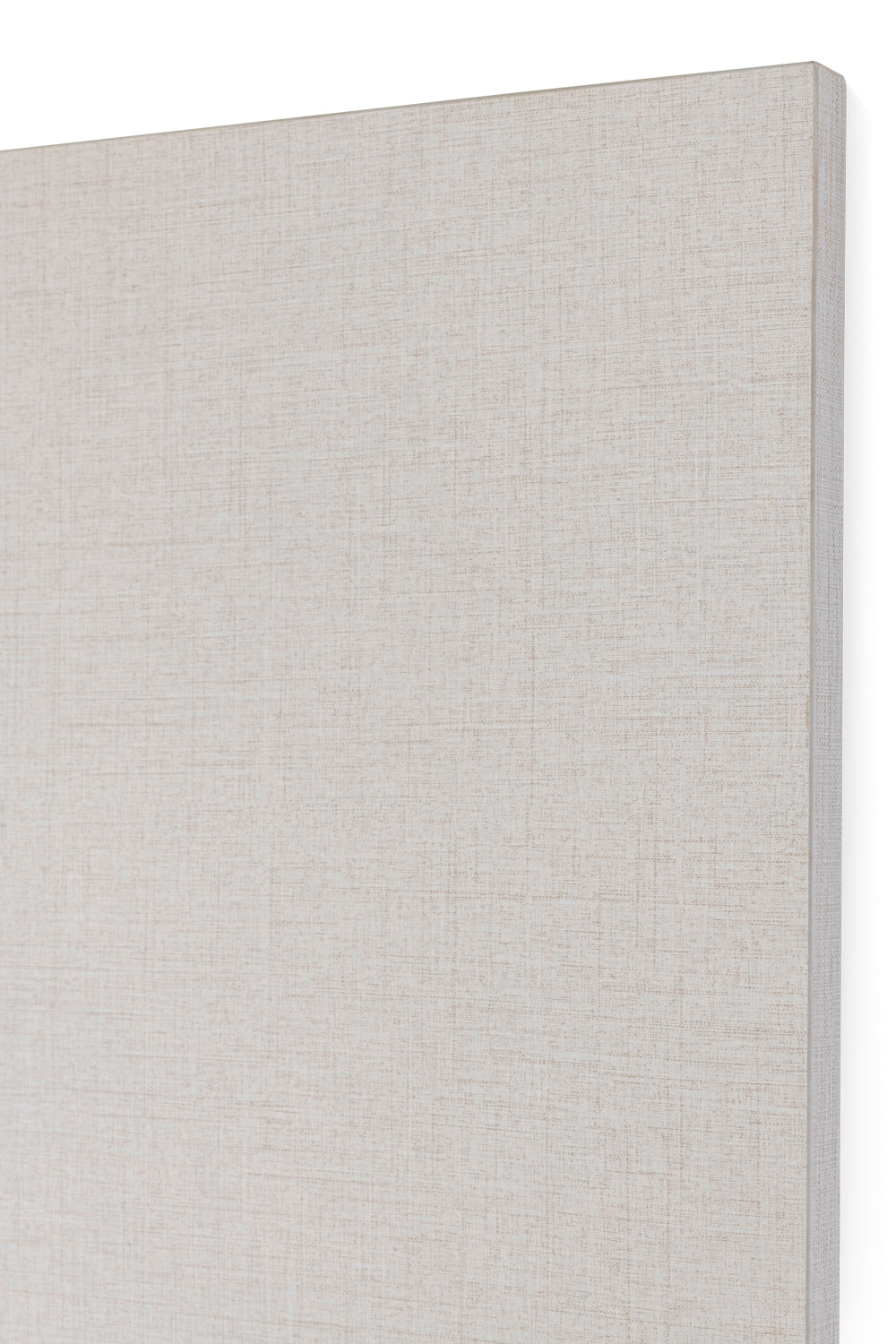 Beżowy panel dekoracyjny z lnu 220 cm × 122 cm × 18 mm