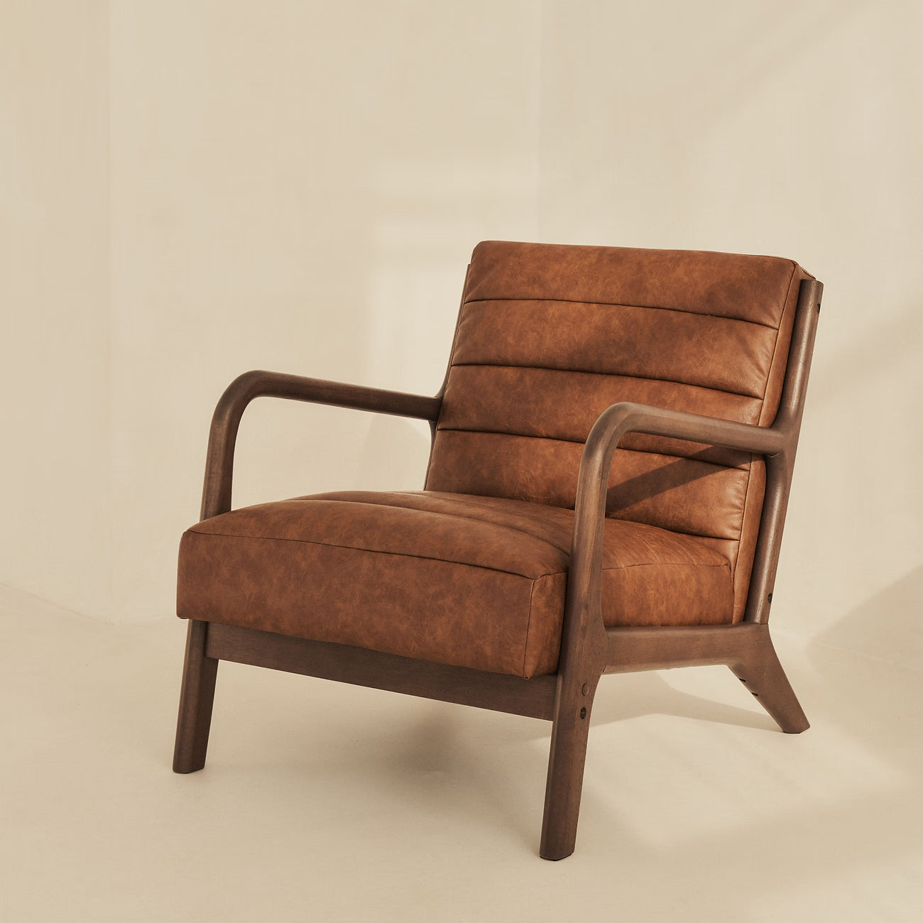 Fotel Lureto Ekoskóra Windsor Tan Brown