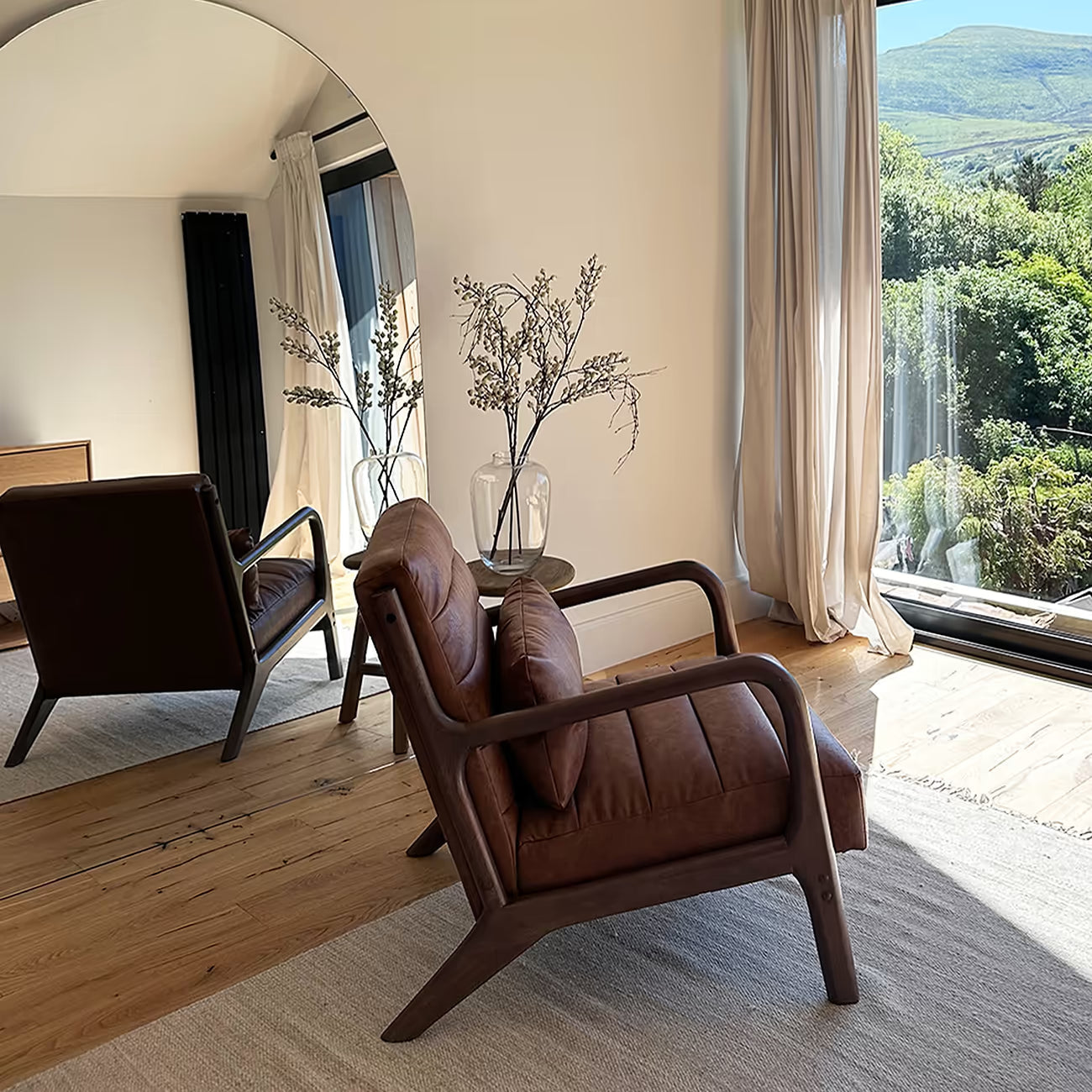 Fotel Lureto Ekoskóra Windsor Tan Brown